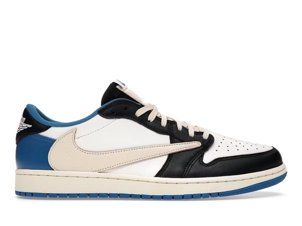 Travis Scott Fragment Jordan Air Jordan 1 Low OG SP Lightning Hook DM7866-140